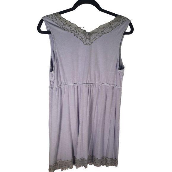 Soma Lavender Sleeveless Mini Sleepwear Dress - Picture 3 of 9